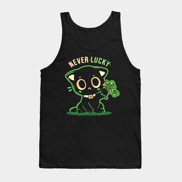 Never lucky on dark Tank Top by TechraNova